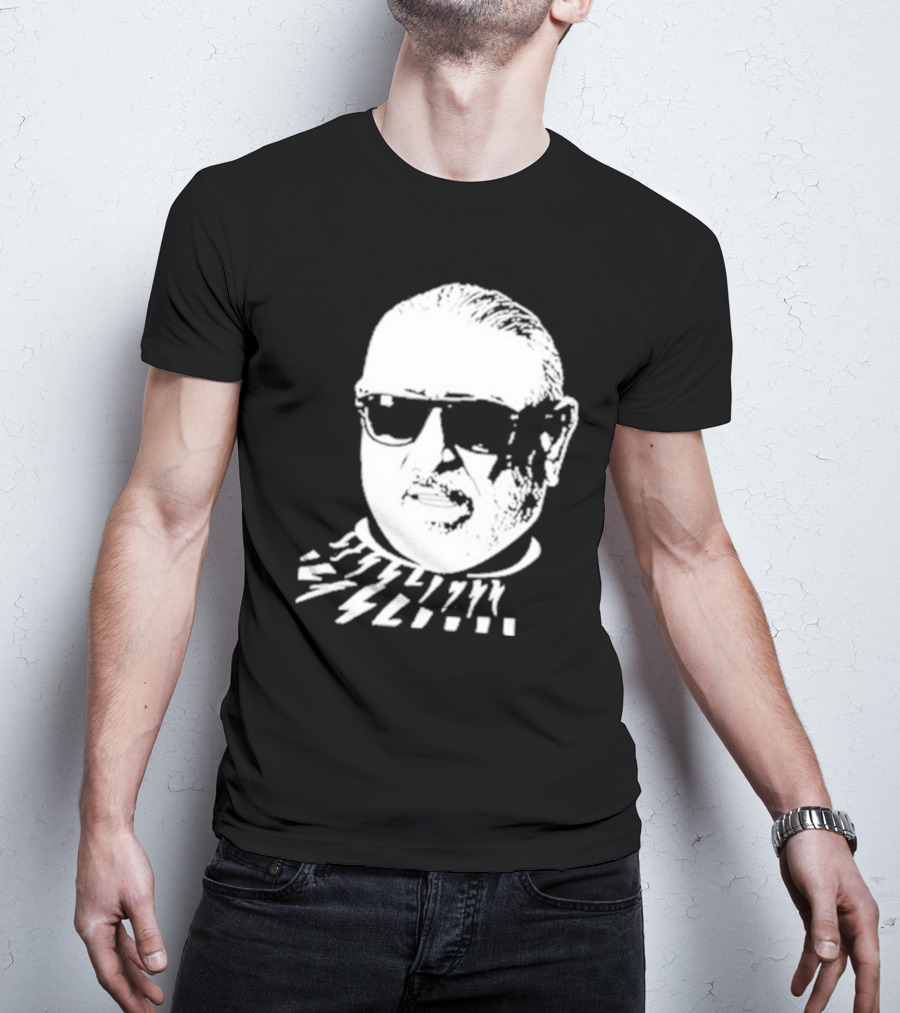 Serghei Mizil Iconic Graphic Black Sunglasses T-Shirt