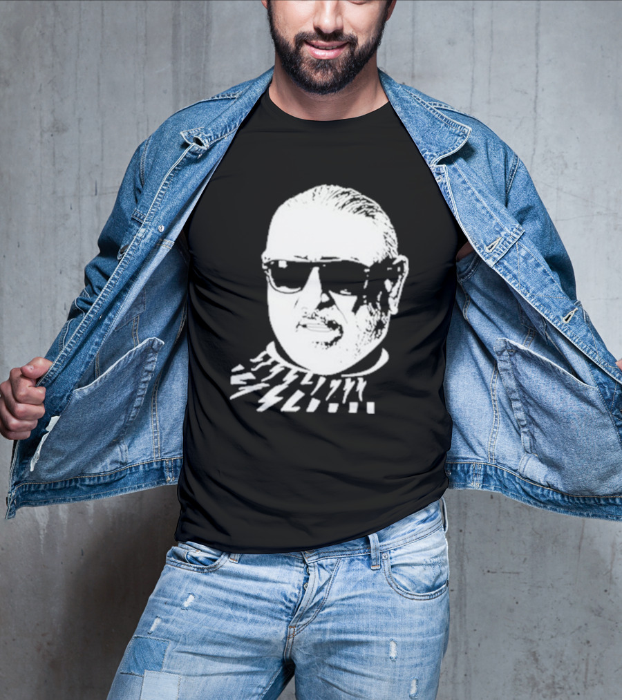 Serghei Mizil Iconic Graphic Black Sunglasses T-Shirt