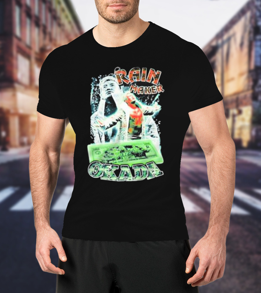 Rainmaker Kazuchika Okada Silvamore Dollar Bill T-Shirt