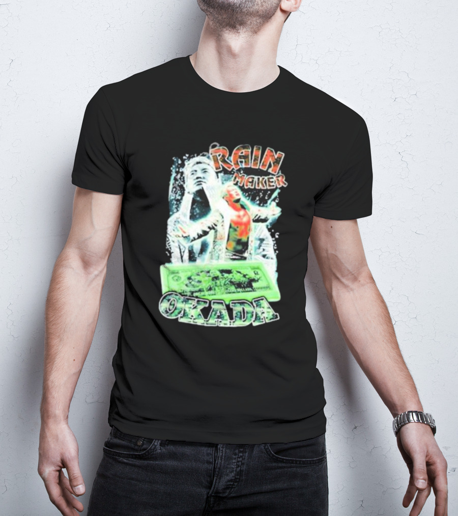 Rainmaker Kazuchika Okada Silvamore Dollar Bill T-Shirt