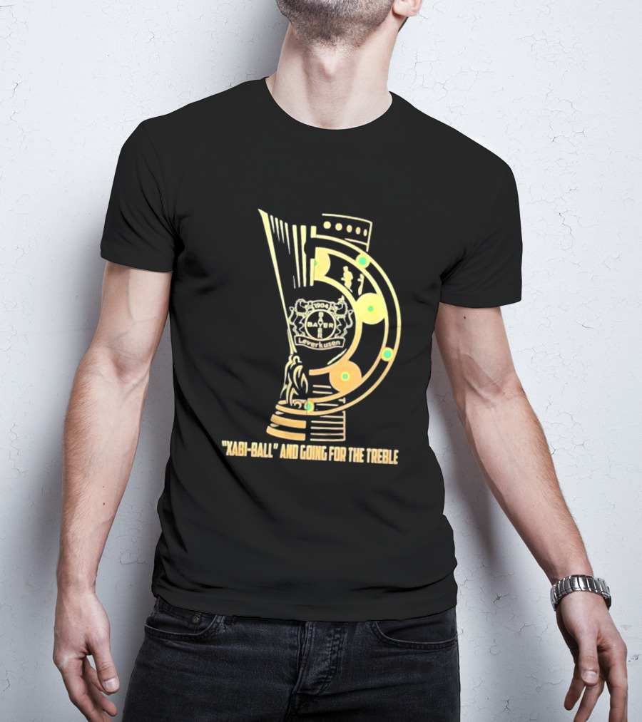 Bayer Leverkusen 1904 Xabi-Ball And Going For The Treble T-Shirt
