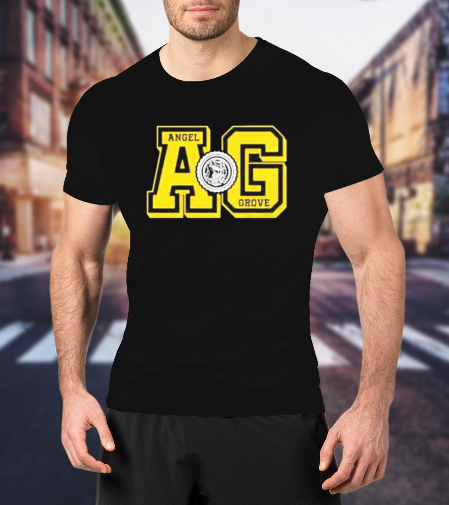 Angel Grove AG Power Rangers Emblem T-Shirt