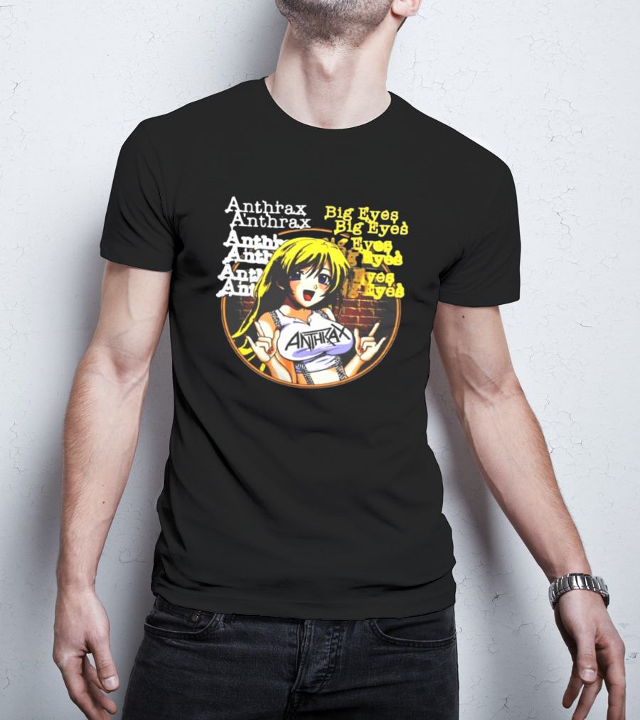 Anthrax Big Eyes Vintage Manga T-Shirt