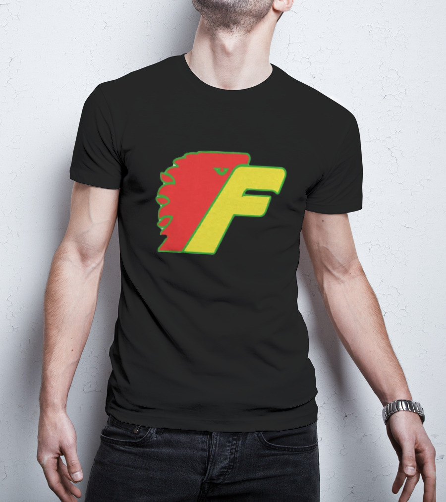 Philadelphia Firebirds Hockey Logo Red Green Yellow F T-Shirt