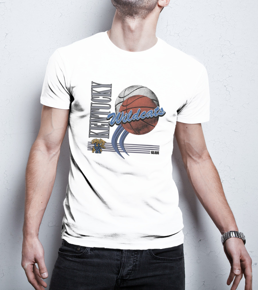 Kentucky Wildcats Basketball Slam Vintage T-Shirt