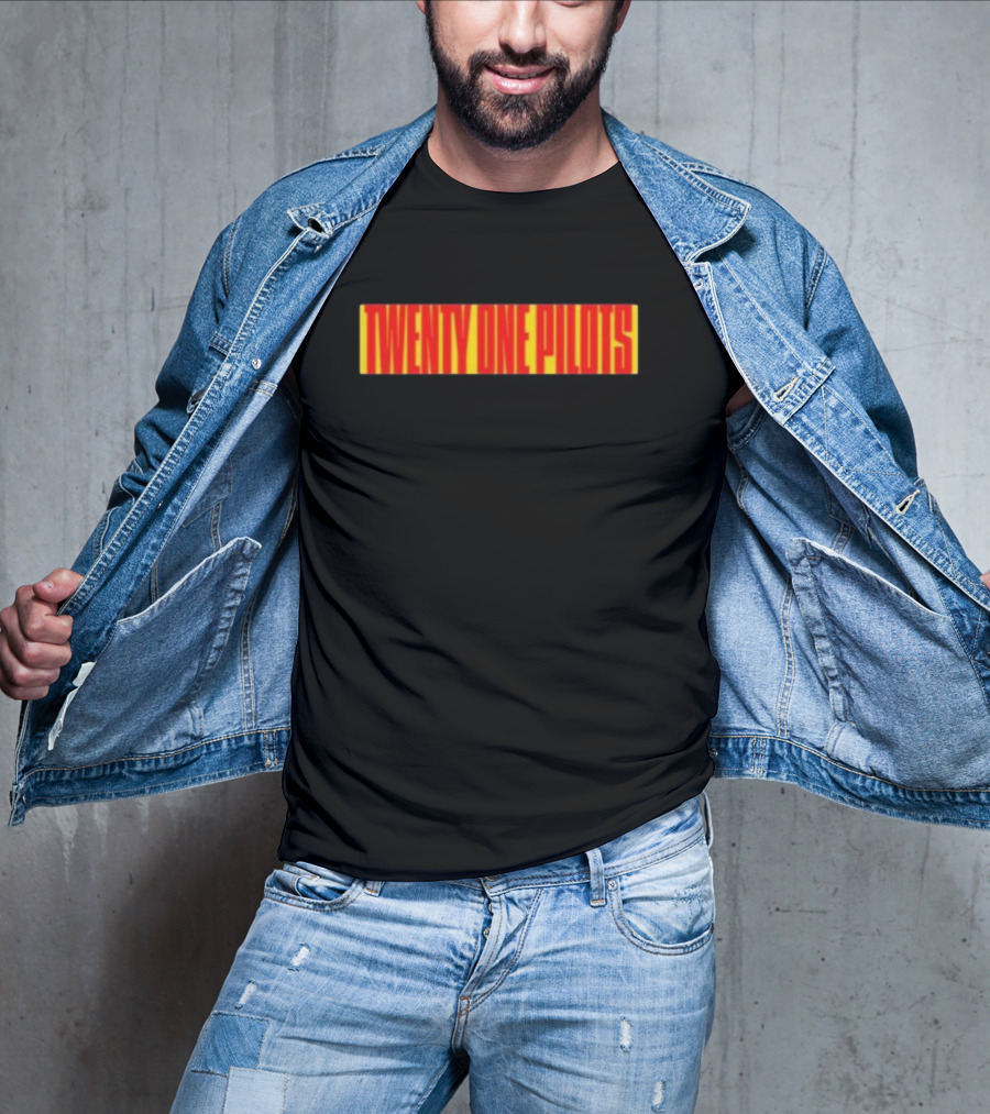 Twenty One Pilots Red Block Wordmark T-Shirt