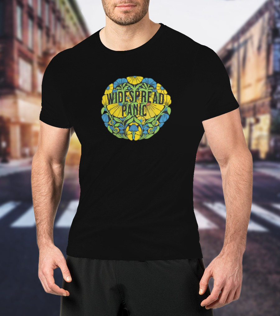 Widespread Panic Floral Design Ladies T-Shirt