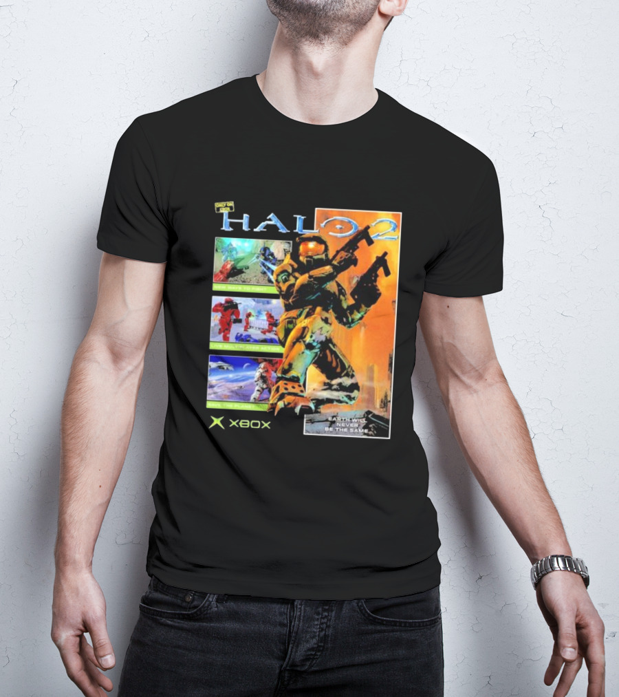 Halo 2 Master Chief Xbox Matchmaking Earth Will Never Be The Same T-Shirt