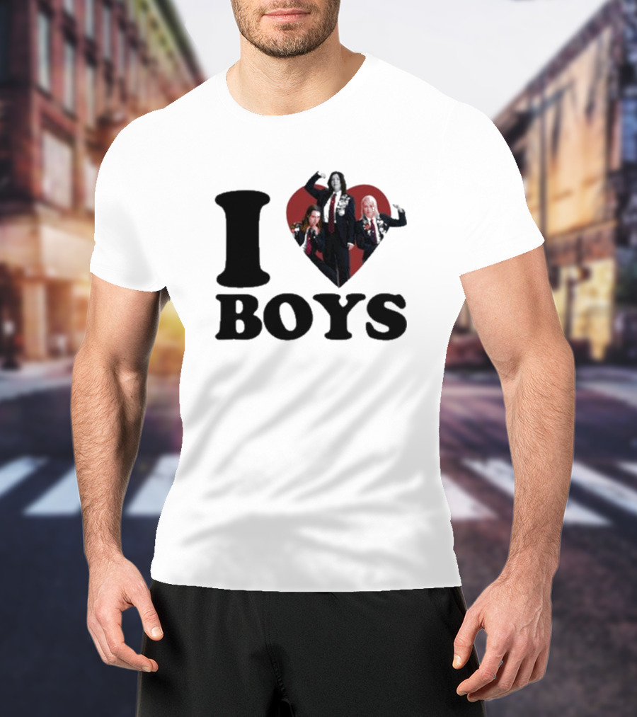 I Heart Boys Boygenius Trio In Heart T-Shirt