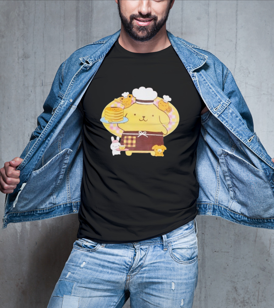 Join The Sanrio Pompompurin Pancake Chef T-Shirt