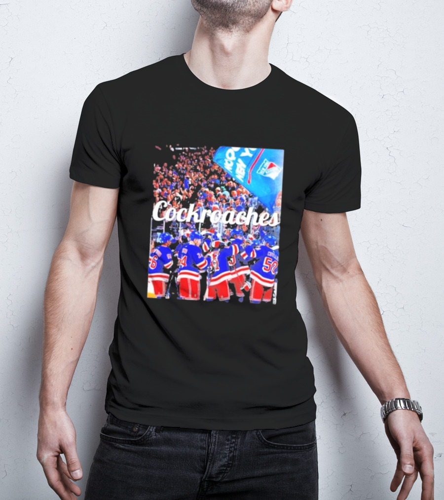 New York Rangers Cockroaches Fans Hockey Team T-Shirt