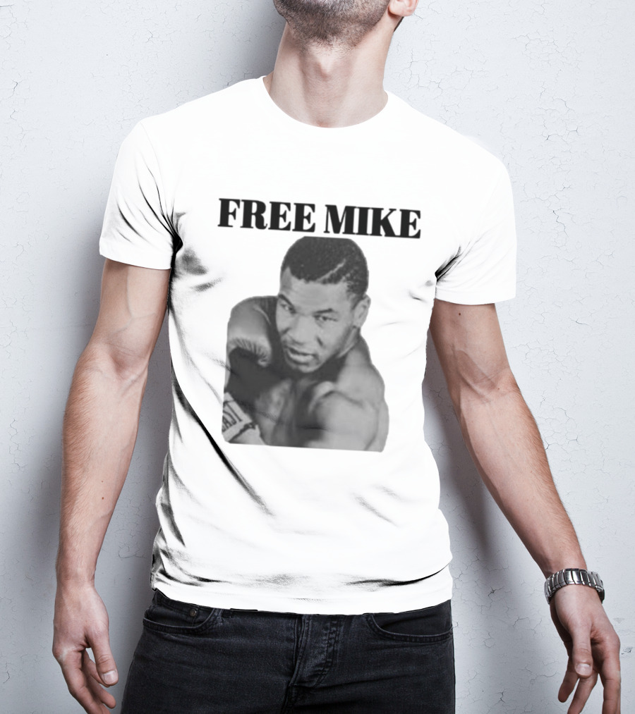 Free Mike Tyson Boxing Legend Image T-Shirt