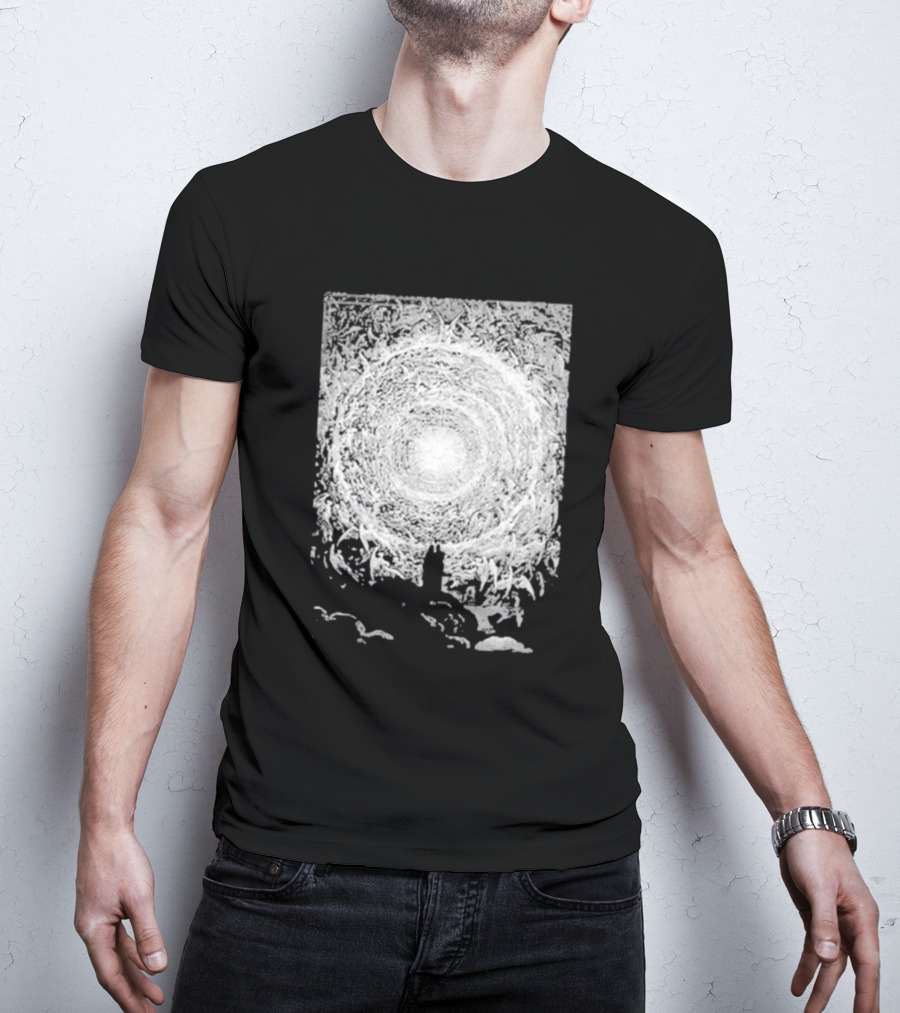 Zheani Worship The Spiritual Meat Grinder Celestial Swirling Vortex T-Shirt