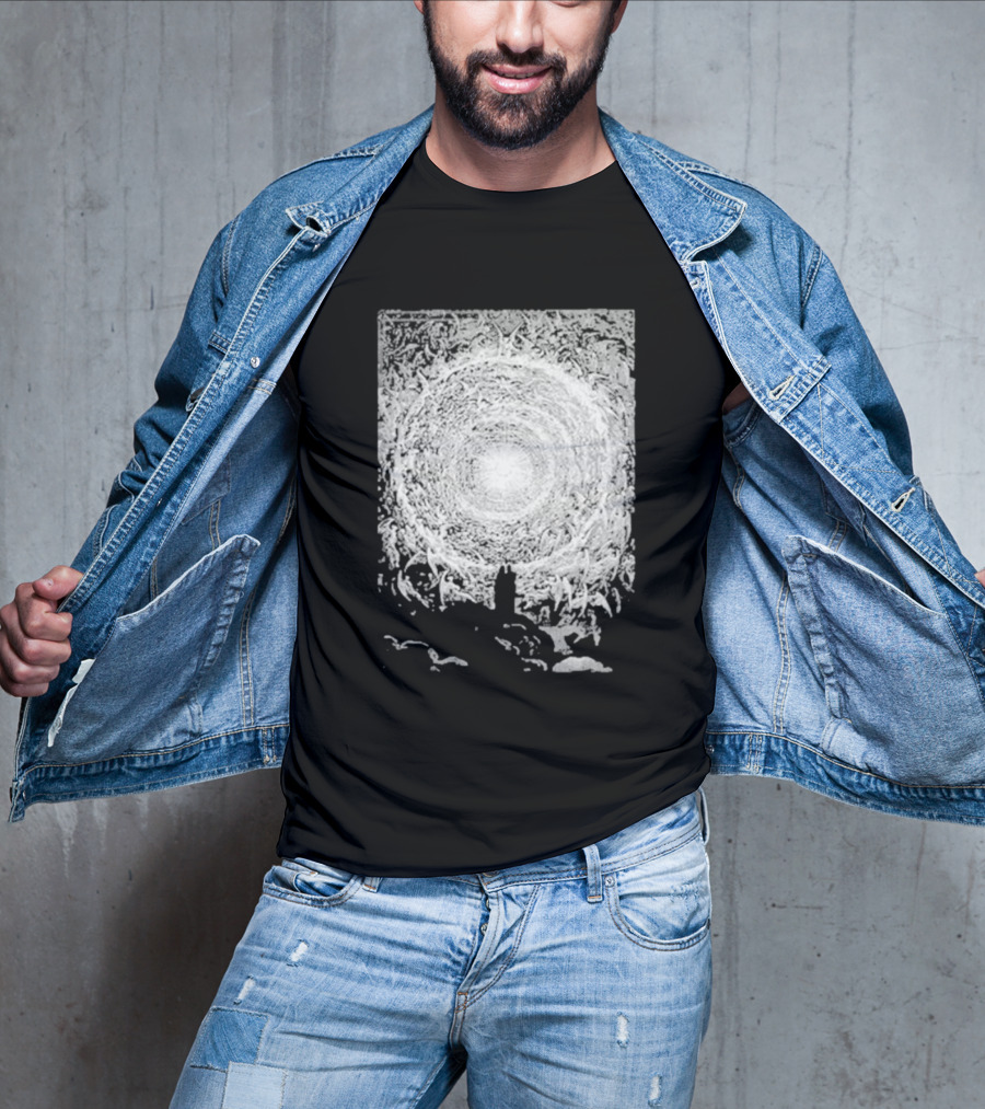 Zheani Worship The Spiritual Meat Grinder Celestial Swirling Vortex T-Shirt
