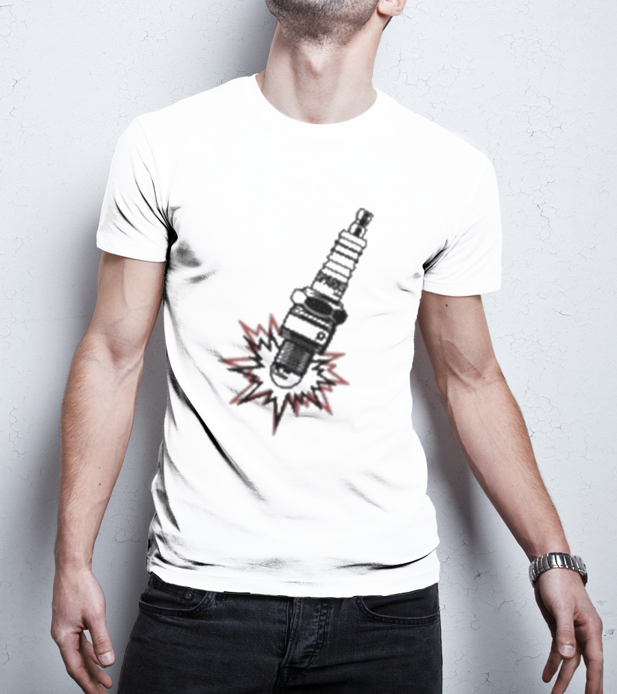 Sparks Plug Ignition Flash T-Shirt