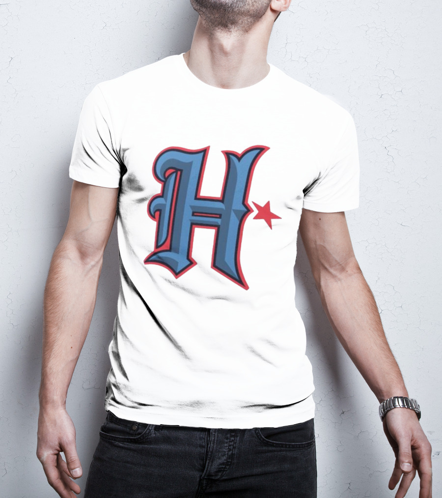 Houston Texans H Logo With Star T-Shirt