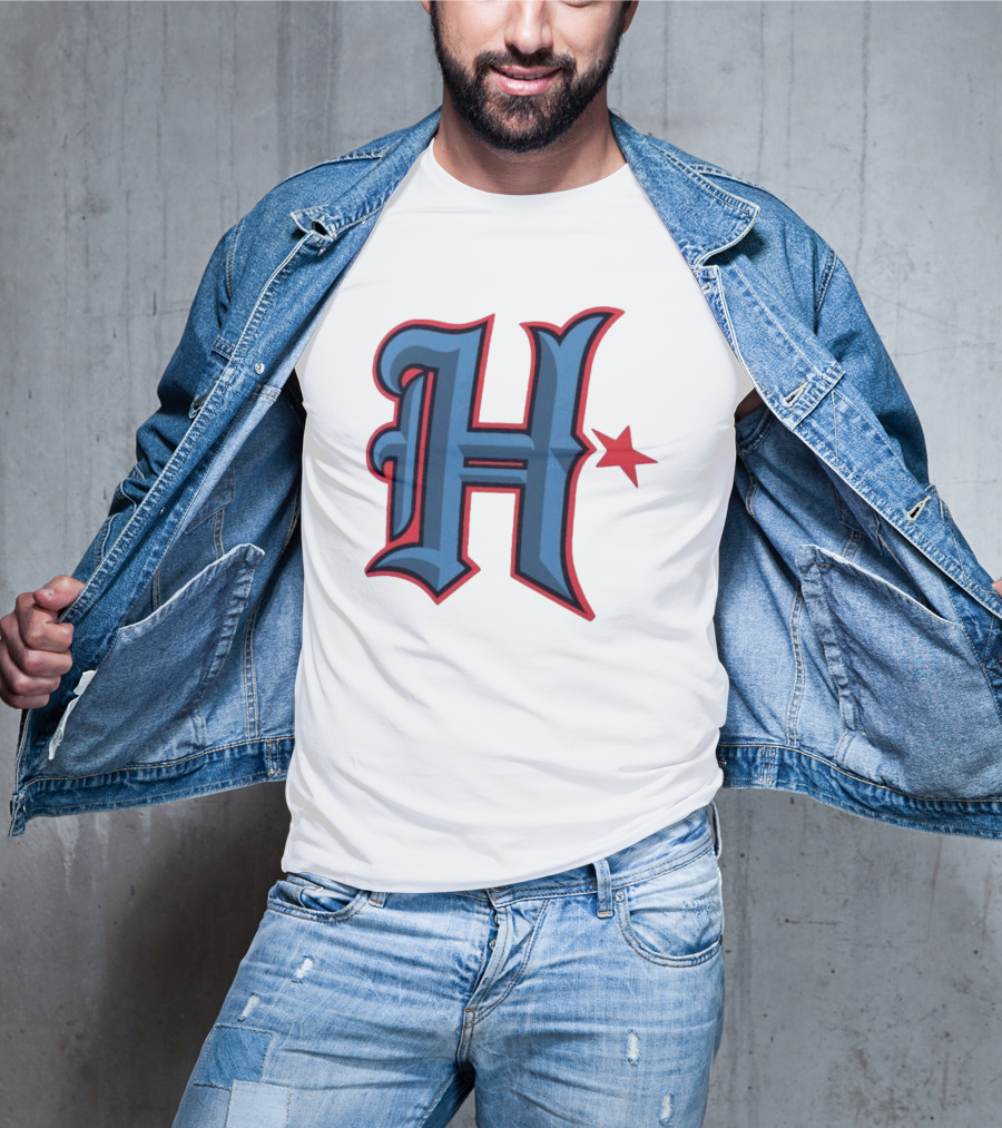 Houston Texans H Logo With Star T-Shirt
