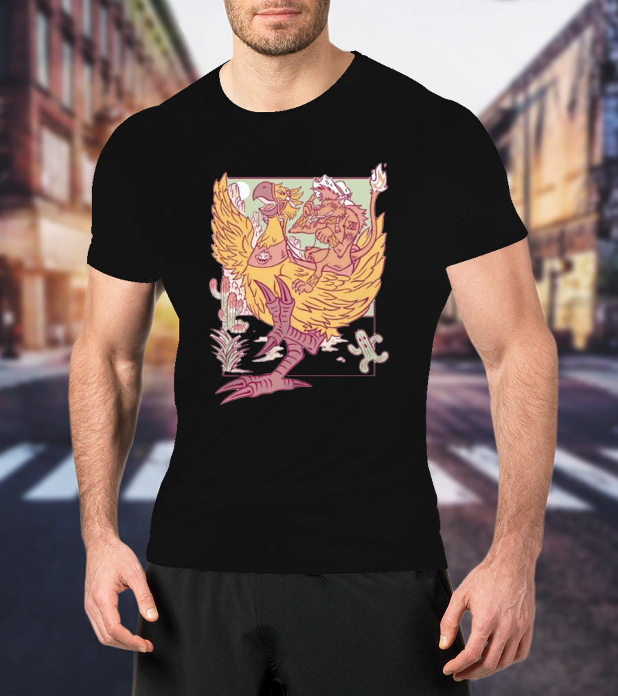 Canyon Rider Wolf And Chicken Desert Adventure The Yetee T-Shirt