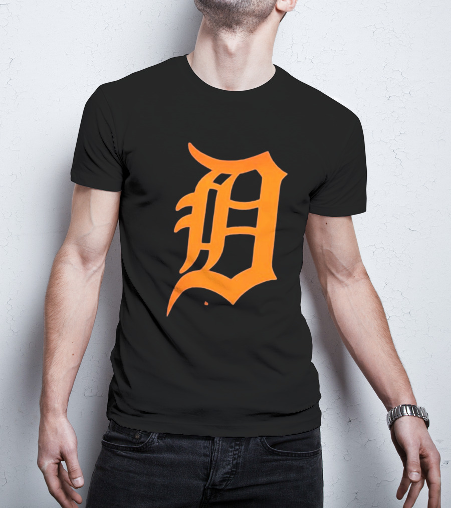 Detroit Tigers Big And Tall #1 Dad T-Shirt