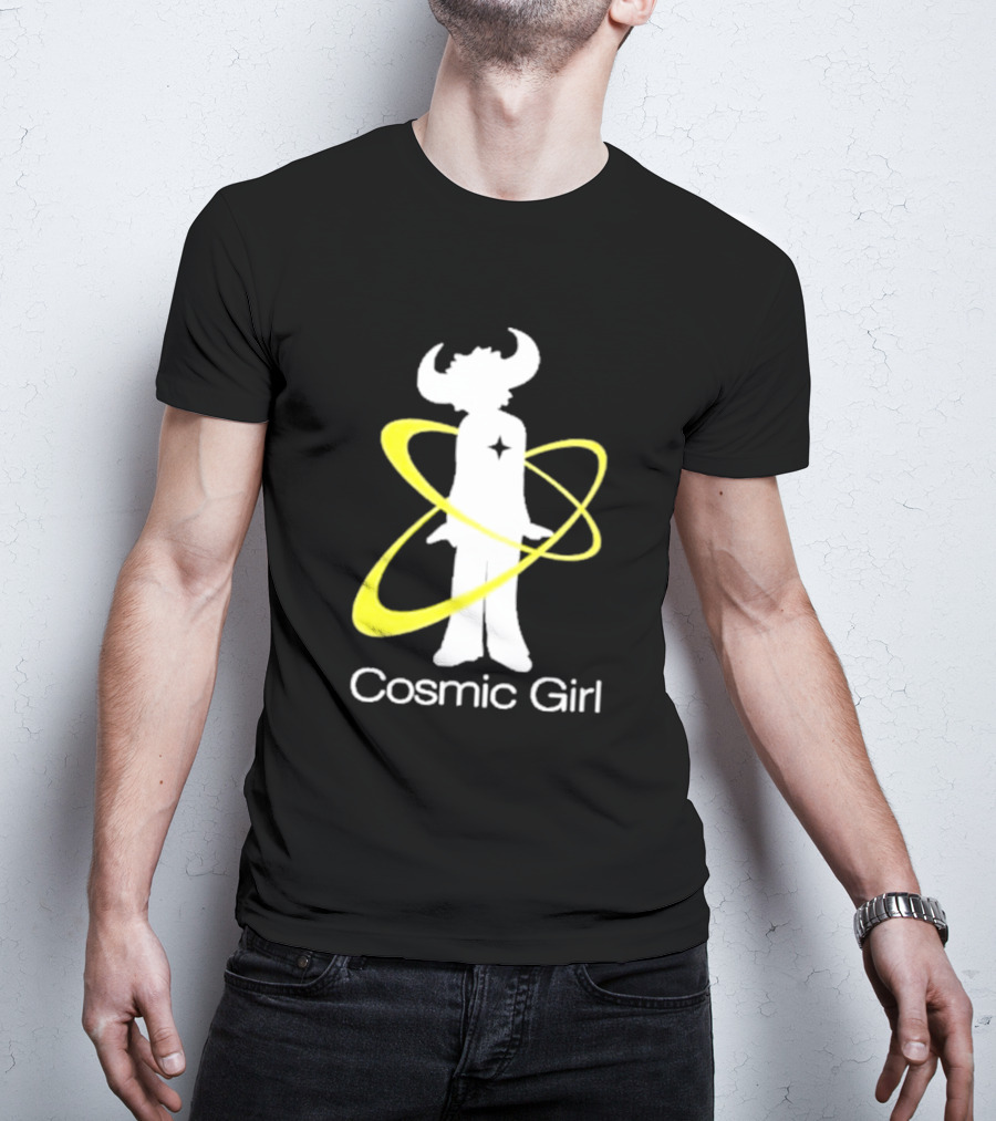 Jamiroquai Cosmic Girl Buffalo Yellow Swirl T-Shirt