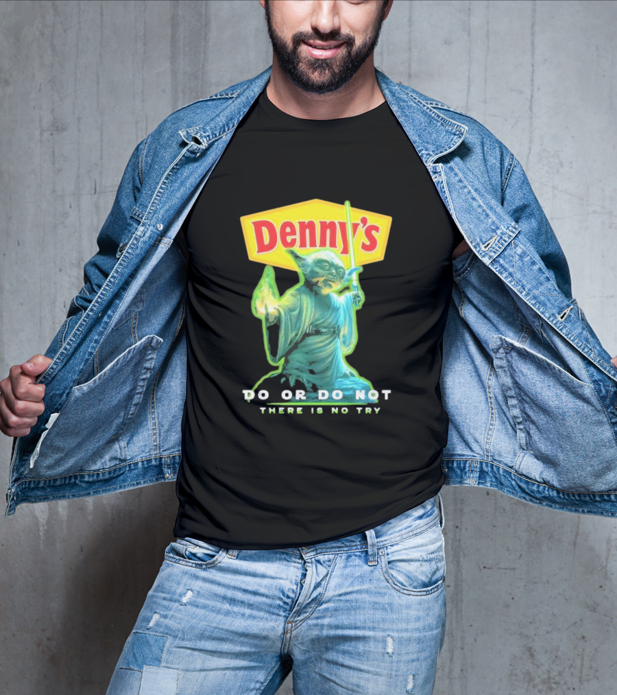 Yoda Star Wars Denny’s Do Or Do Not There Is No Try T-Shirt
