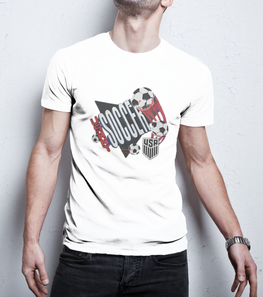 USMNT Soccer USA Shield Tri-Blend T-Shirt