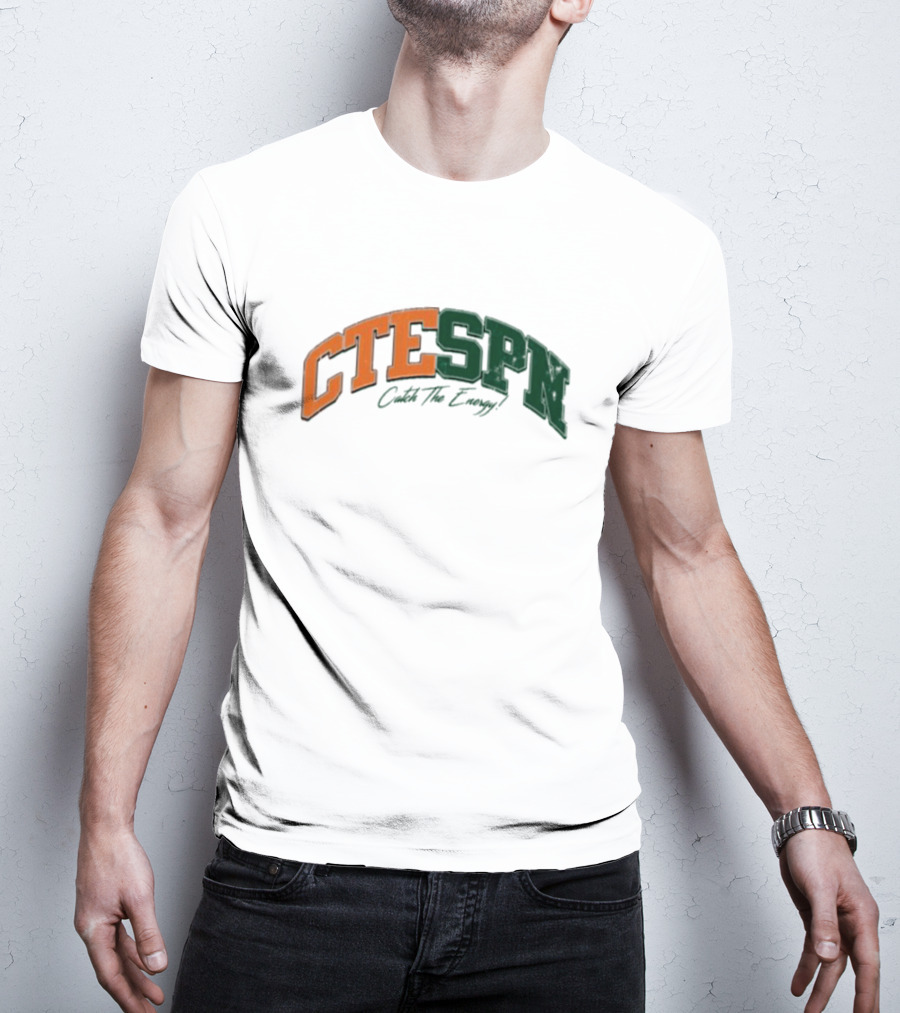 CTESPN Catch The Energy Sports Enthusiast T-Shirt