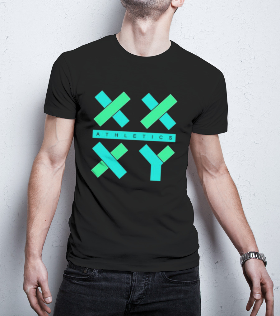 Xx Xy Athletics Neon Geometric T-Shirt