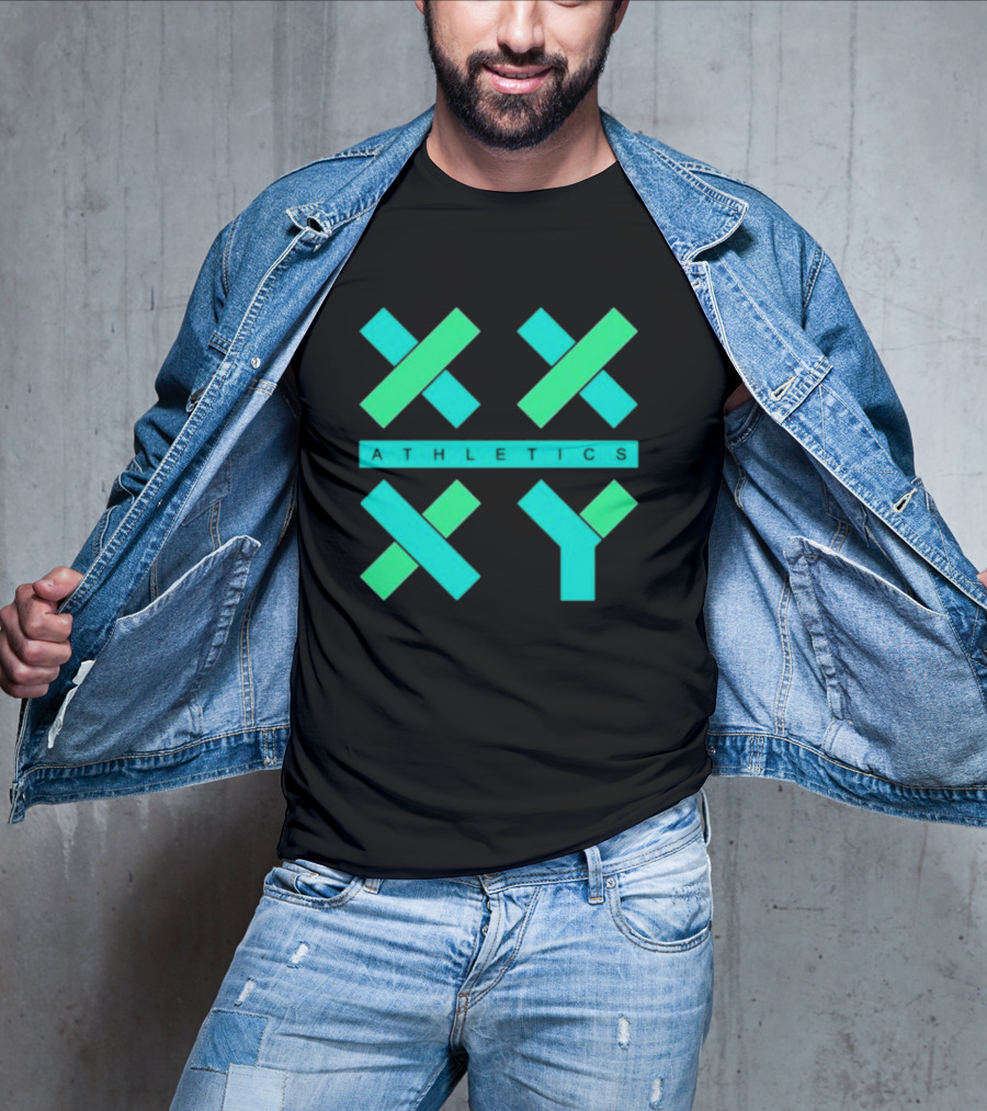 Xx Xy Athletics Neon Geometric T-Shirt