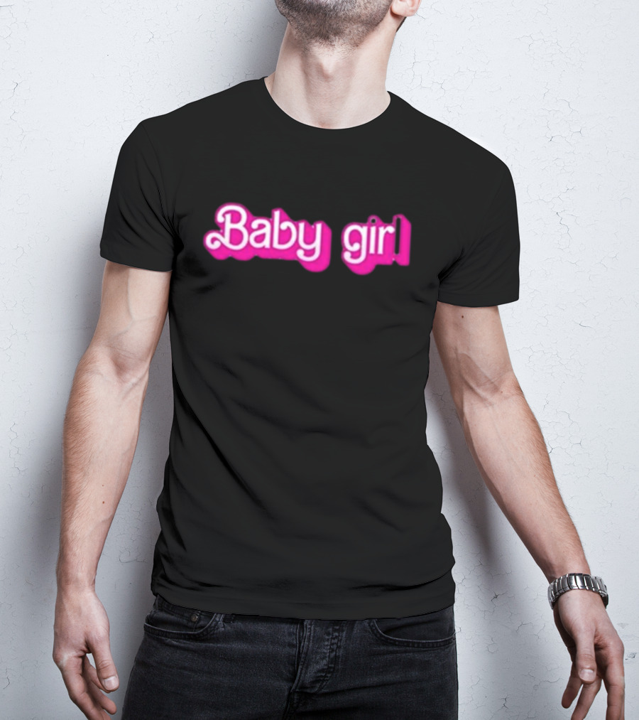 Baby Girl Text Pink T-Shirt