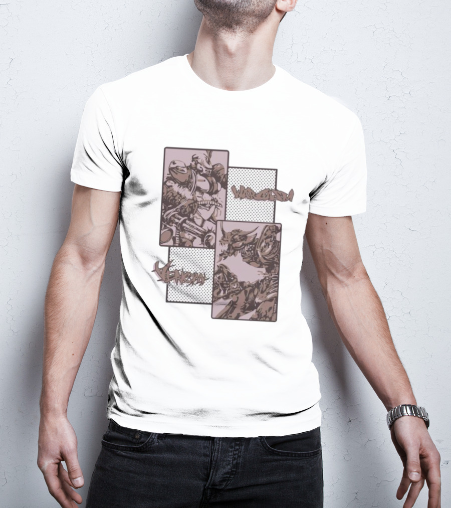 Wargasm Venom Showdown Battle Panels T-Shirt