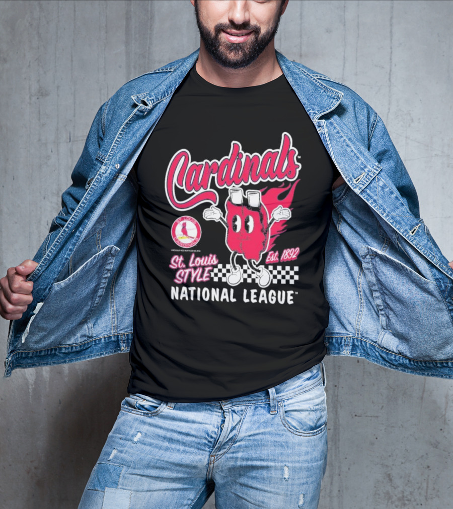 Cardinals St. Louis Style National League Est. 1892 T-Shirt
