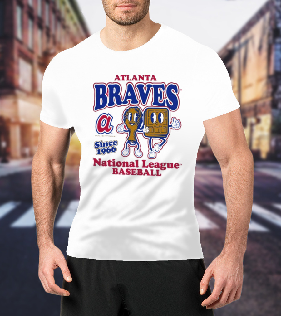Atlanta Braves National League Baseball Since 1966 Cooperstown Collection Food Concessions T-Shirt