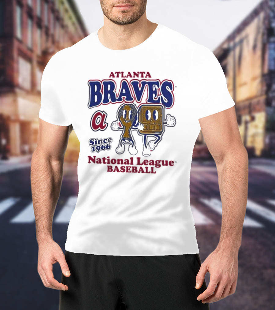 Atlanta Braves Cooperstown Collection Since 1966 National League Baseball T-Shirt