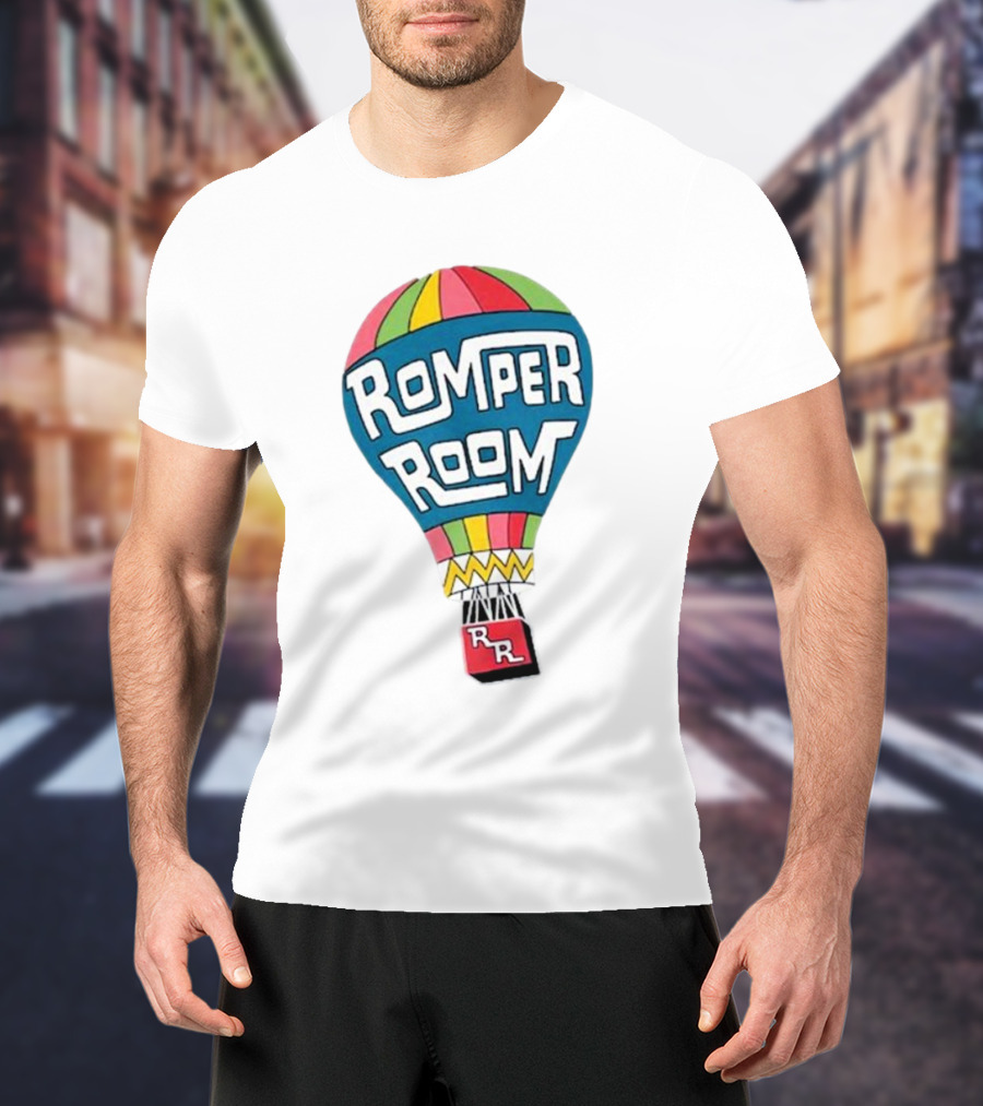Romper Room Retrontario Hot Air Balloon Retro T-Shirt