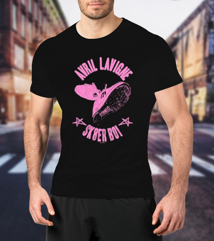 AVRIL LAVIGNE SK8ER BOI ETNIES STAR T-Shirt