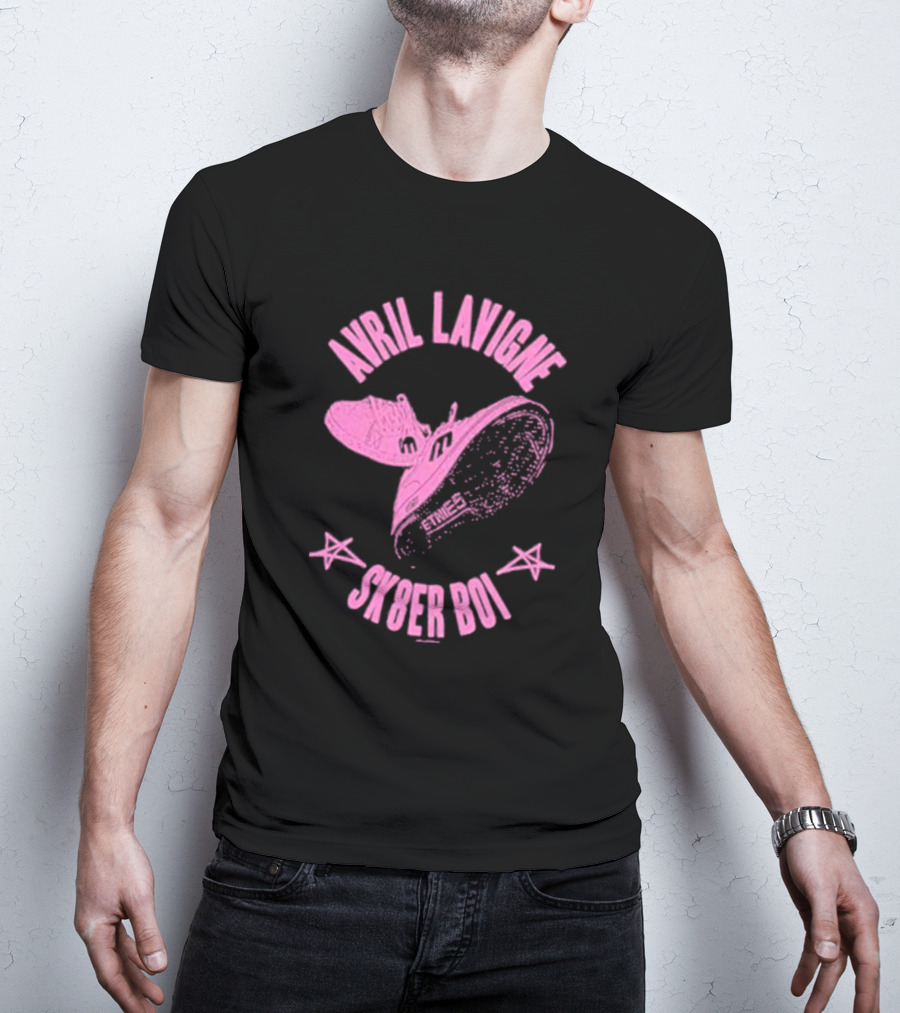 AVRIL LAVIGNE SK8ER BOI ETNIES STAR T-Shirt