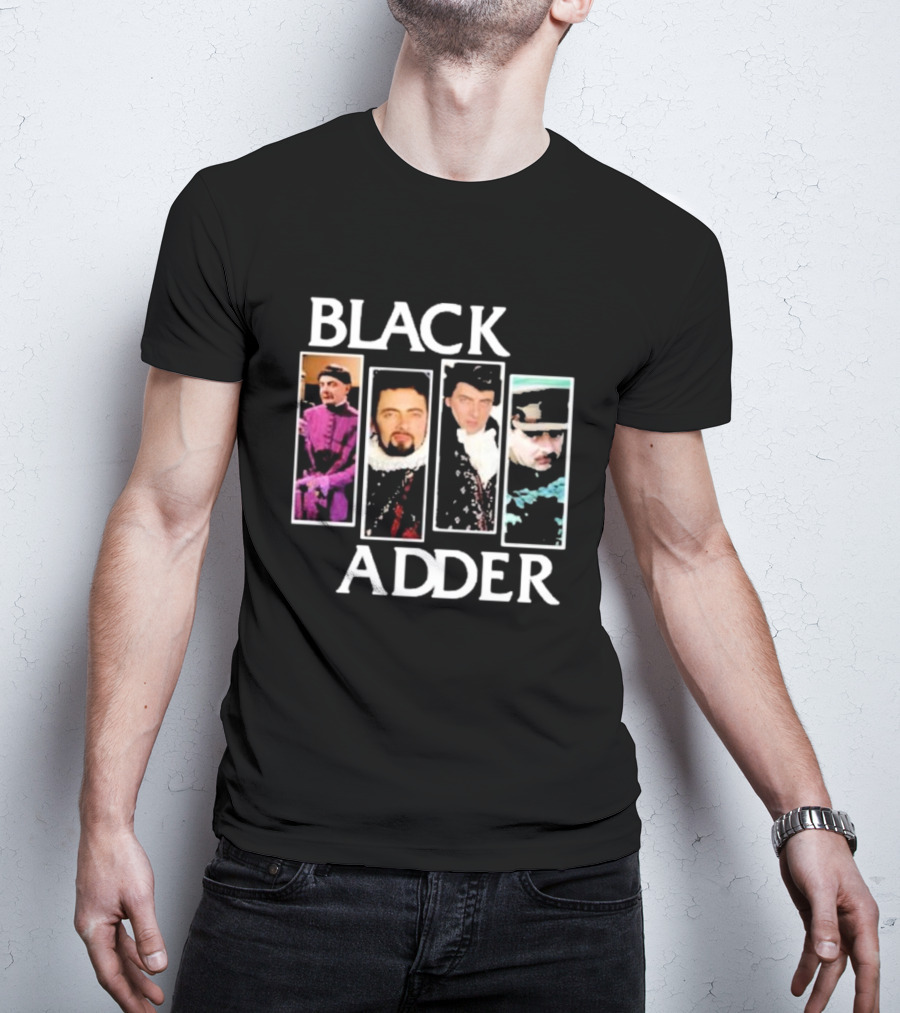 Black Adder Images Rowan Atkinson T-Shirt