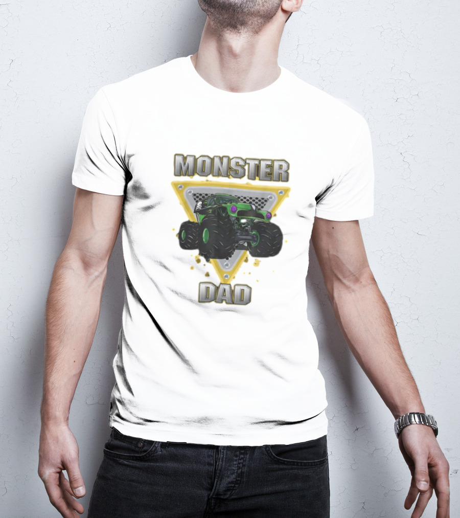 Monster Dad Monster Truck T-Shirt