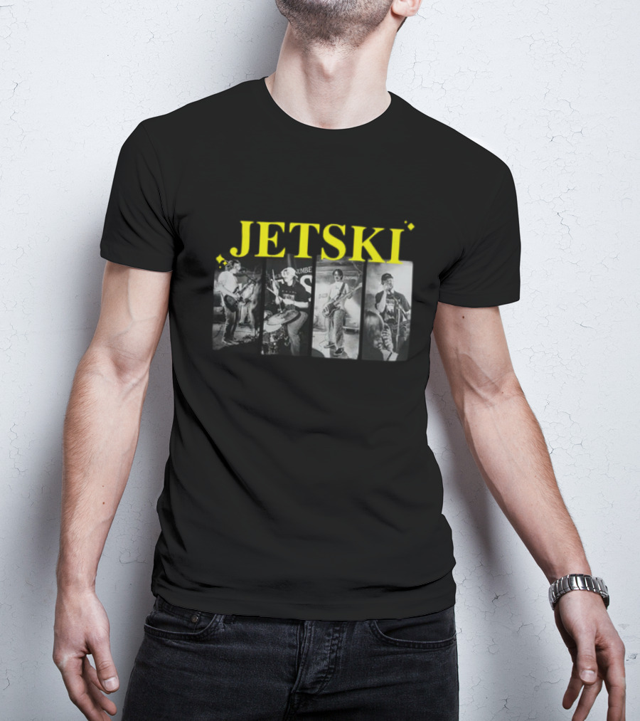 JETSKI Band Black And White Live Performance T-Shirt
