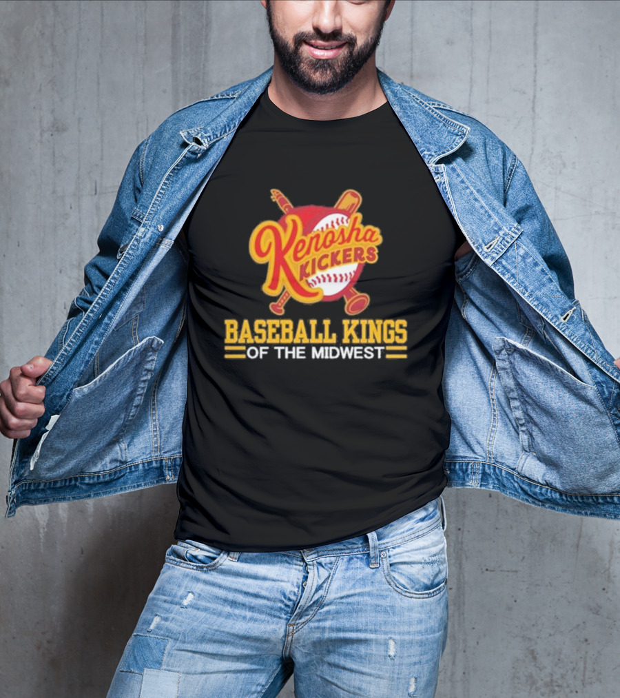 Kenosha Kickers Baseball Kings Of The Midwest T-Shirt
