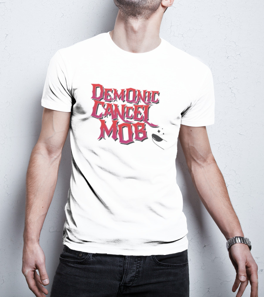Demonic Cancel Mob Vintage Gothic T-Shirt