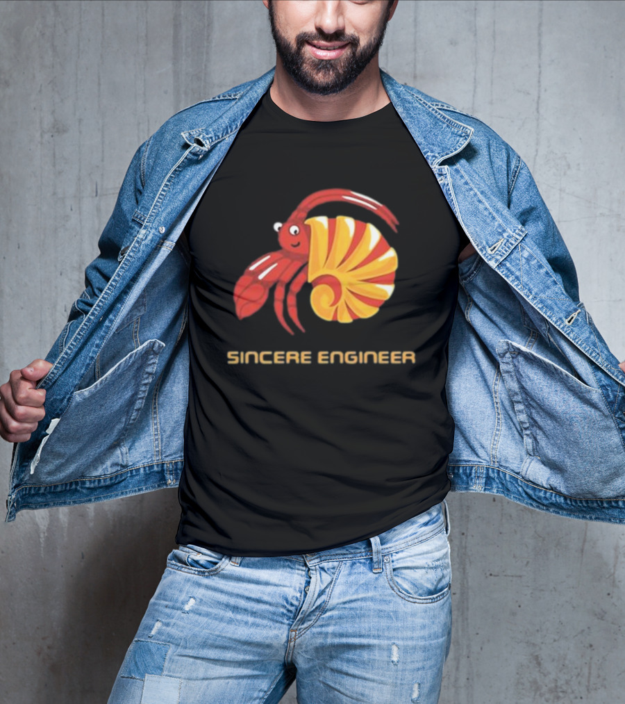 Sincere Engineer Hermit Crab T-Shirt