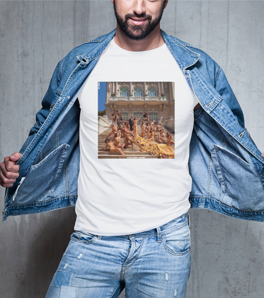 Sofi Tukker Bread Album Cover Art Dripping In Bread On Grand Staircase T-Shirt
