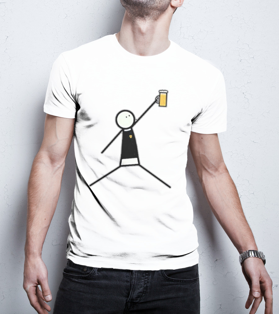 The Schottland Jumpman Stick Figure Beer Icon Scotland T-Shirt