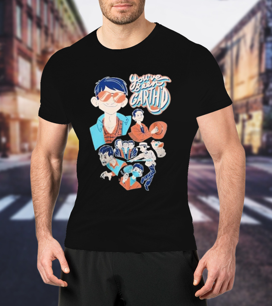 You’ve Been Garthed Blue Cartoon Character Collection T-Shirt