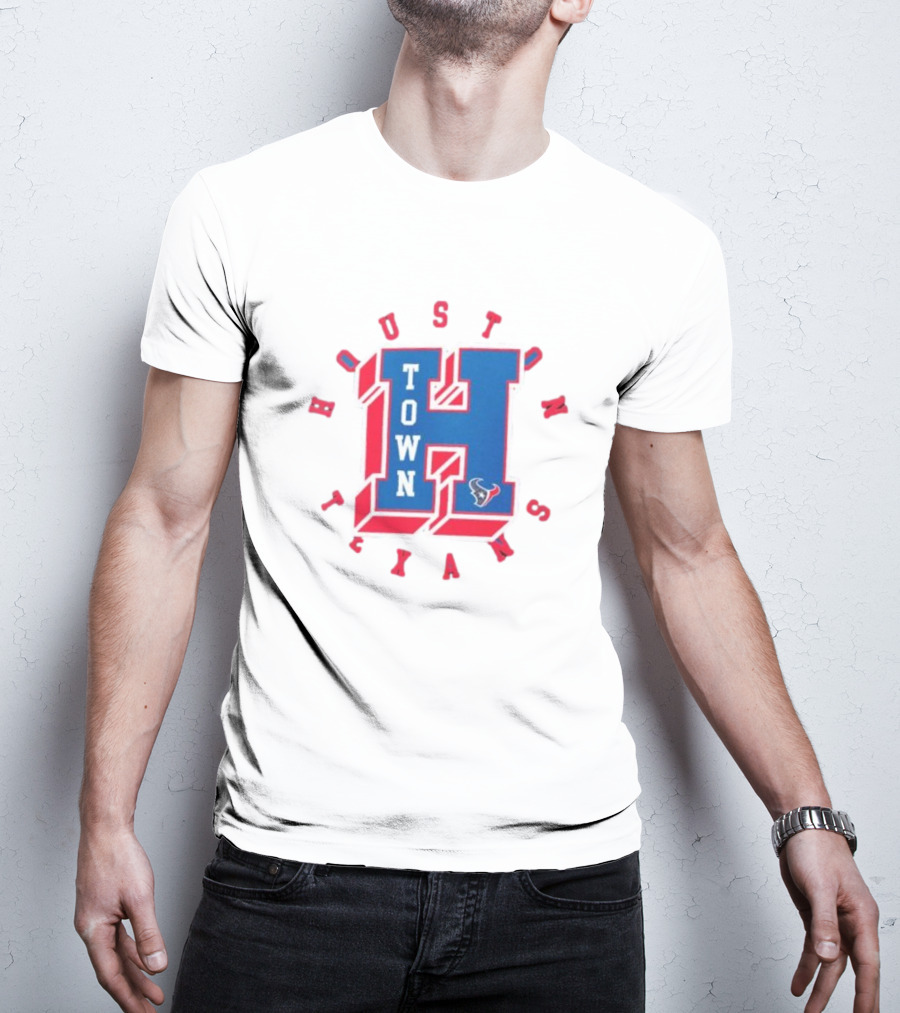 Houston Texans Hometown 'H' Icon With Team T-Shirt