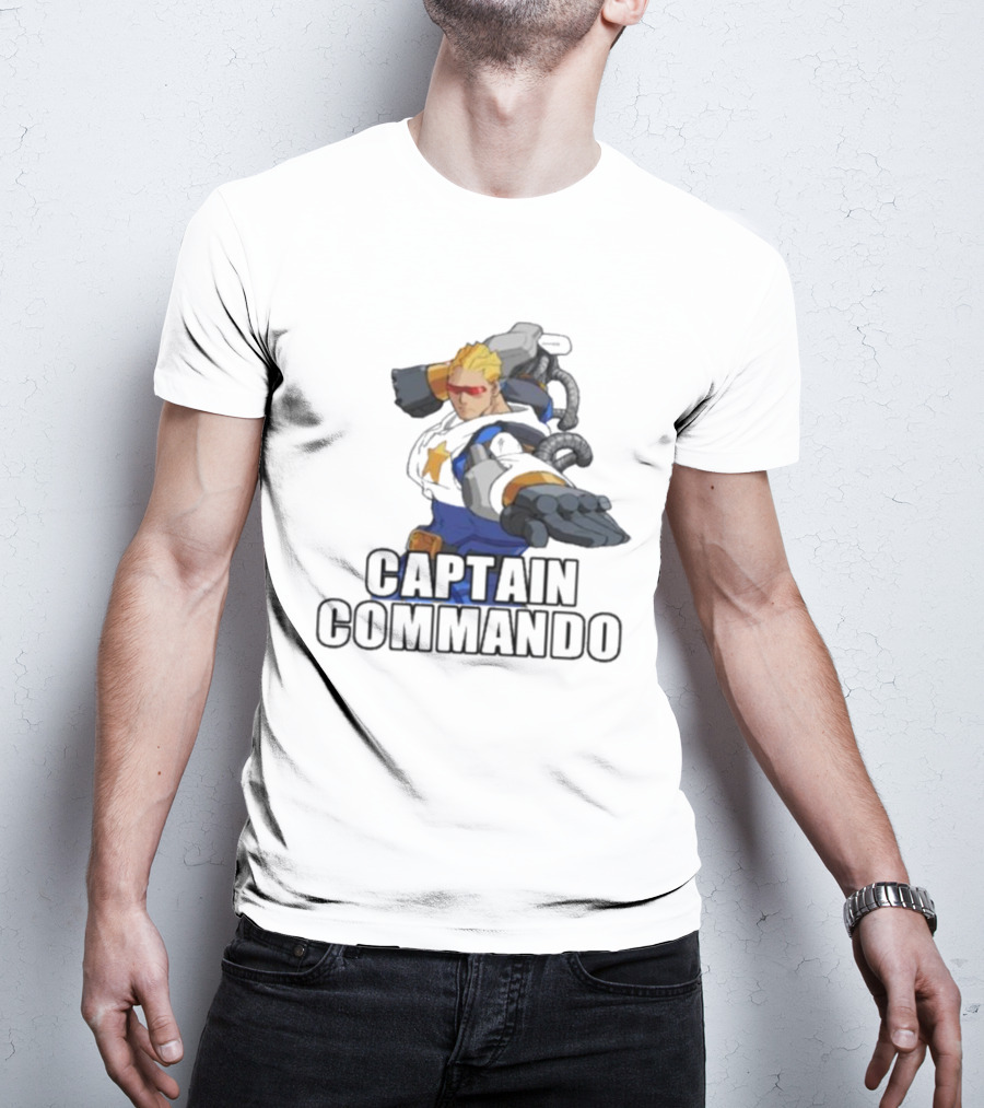 Captain Commando Vintage Character T-Shirt