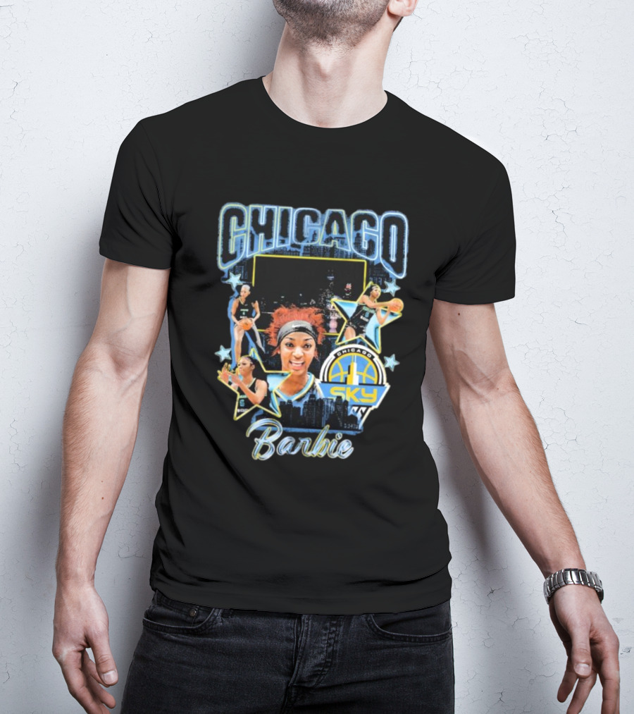 Chicago Sky Barbie Basketball Chicag0 Images T-Shirt