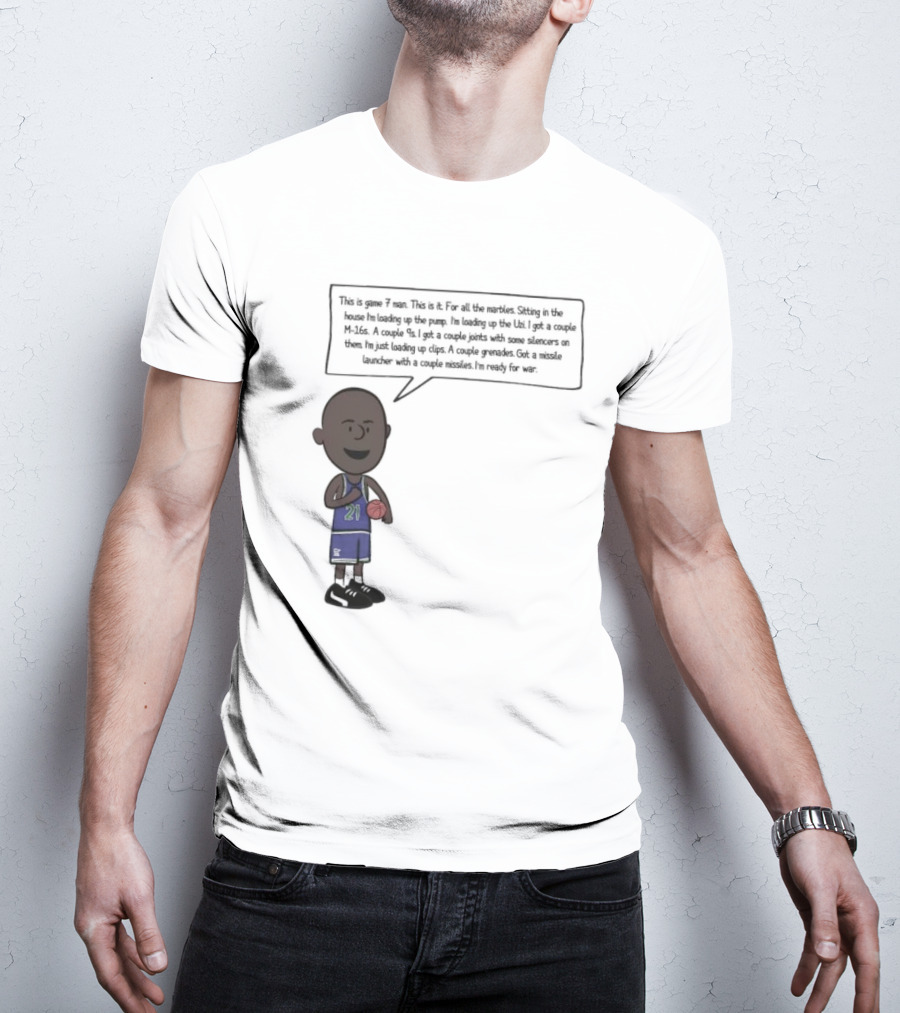 Game 7 Man For All The Marbles Ready For War Loading Up The Pump T-Shirt